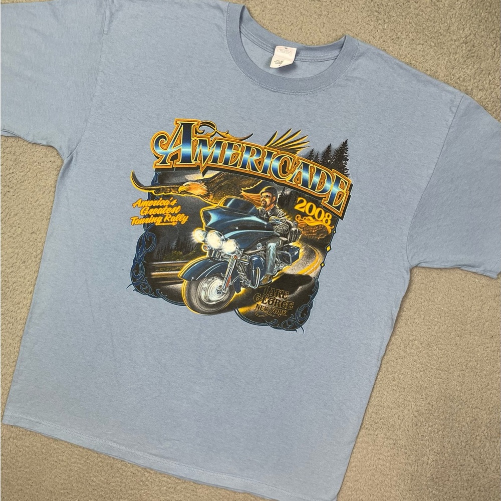 Vintage 2008 bike week biker T-shirt
